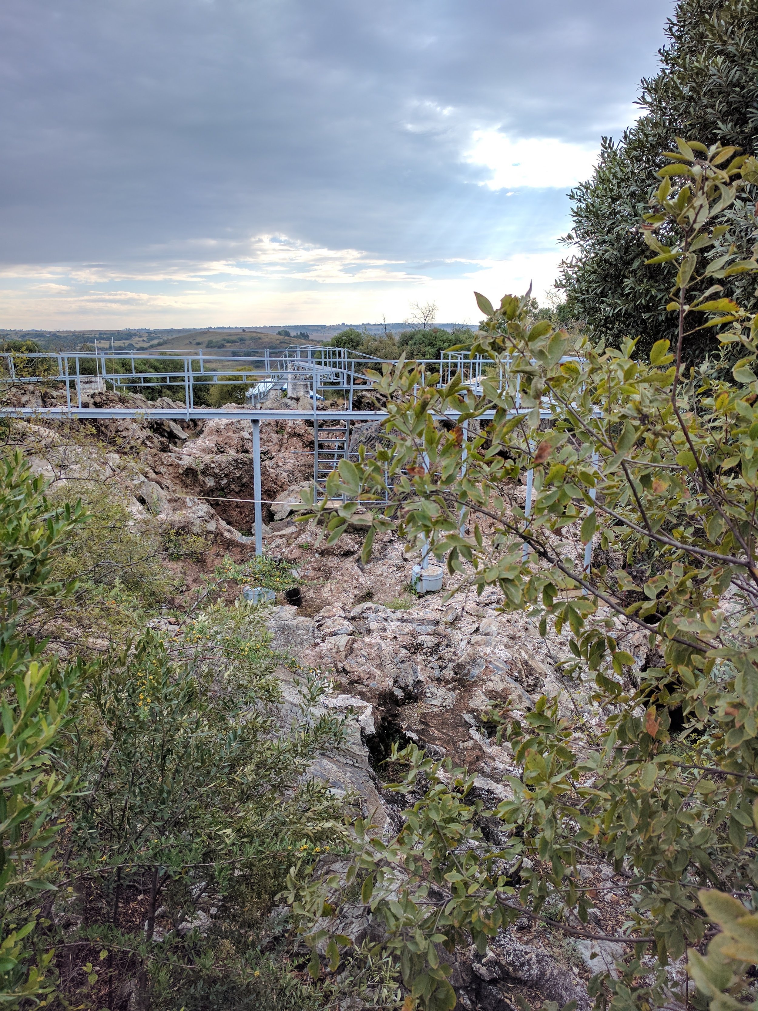 Ongoing excavations