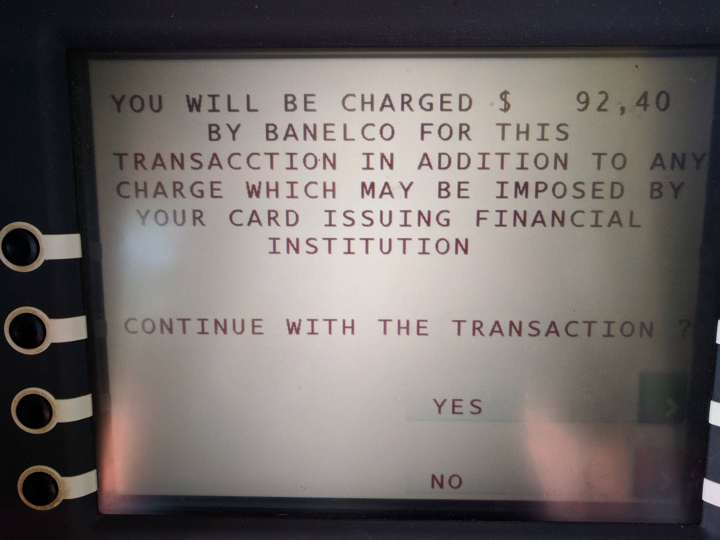 Ridiculous fee